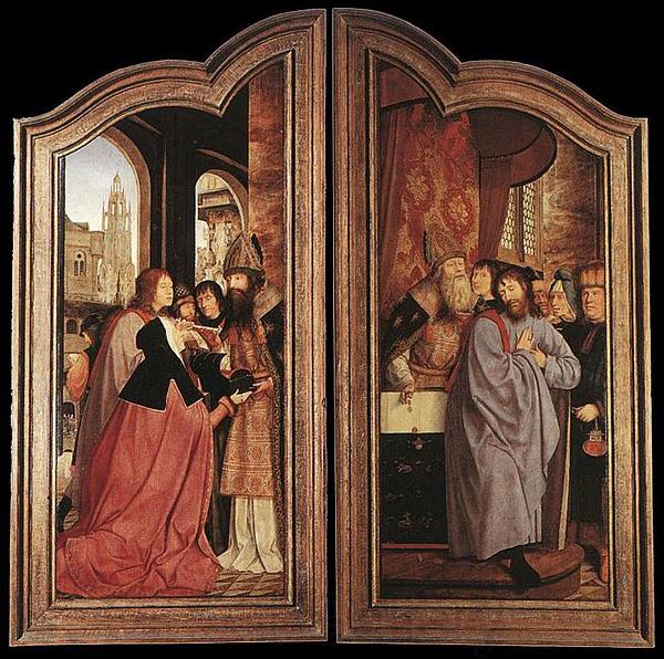 Quentin Matsys St Anne Altarpiece Germany oil painting art